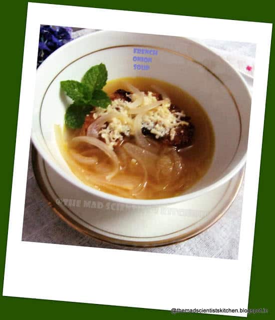Celebrating with French Onion Soup