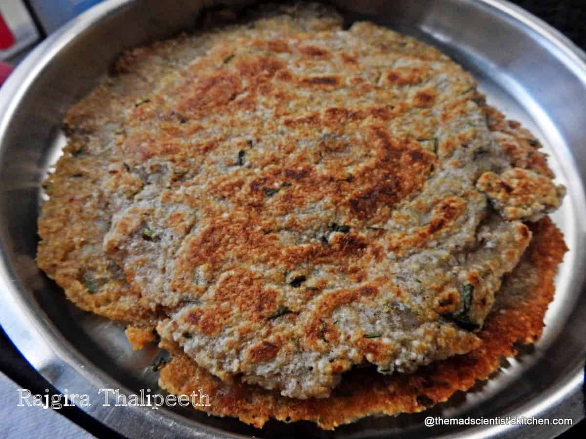 Rajgira Thalileeth~Fasting Special