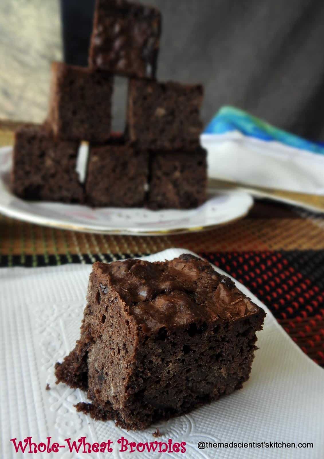 Whole-Wheat Brownies- Spreading X’Mas Joy