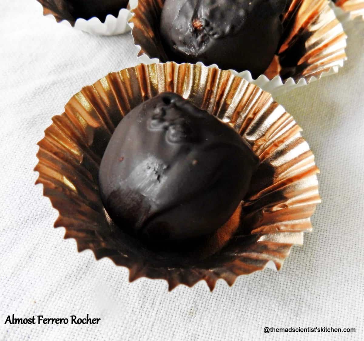 Almost Ferrero Rocher Chocolate