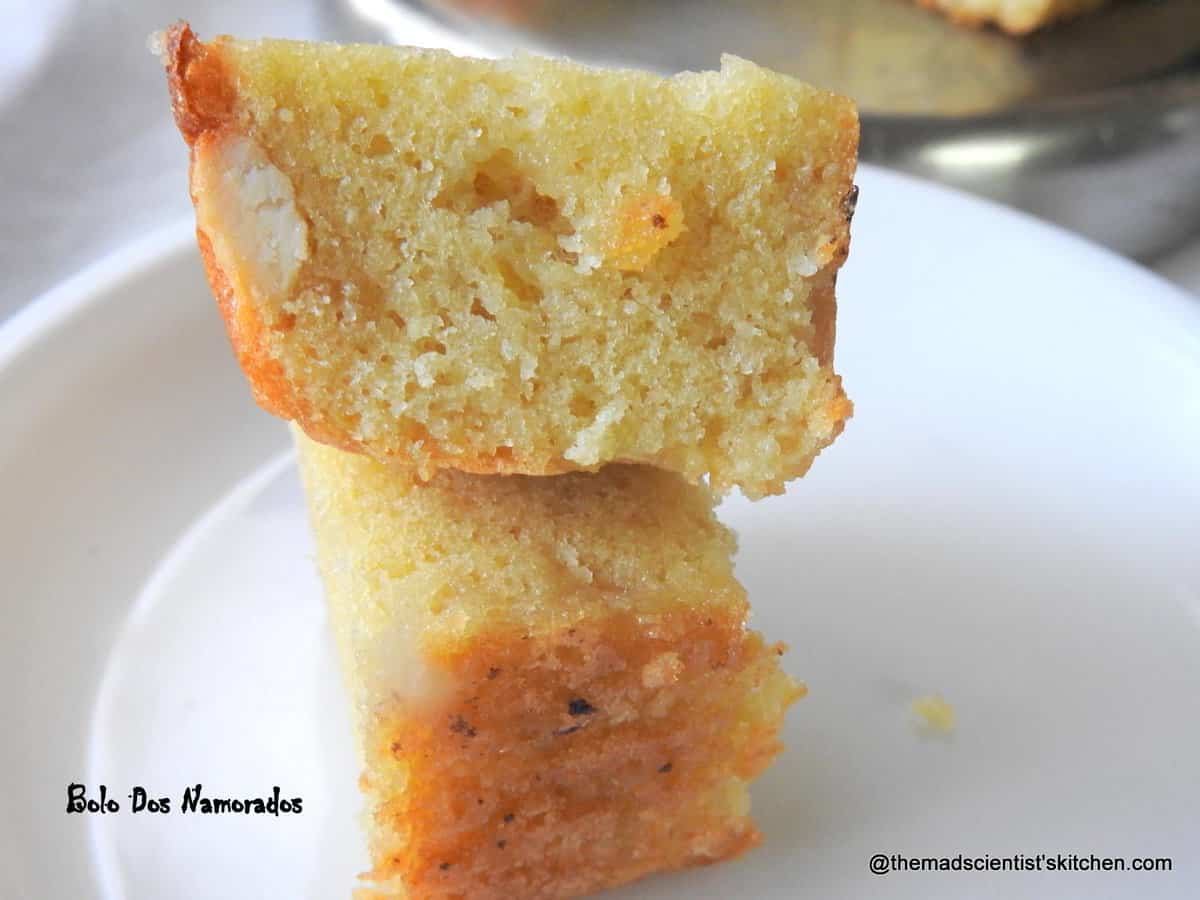 Bolo Dos Namorados a Bake with Cashew Nuts