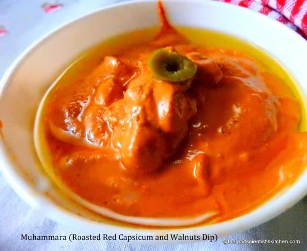 Muhammara Muhammara (Roasted Red Capsicum and Walnuts Dip)