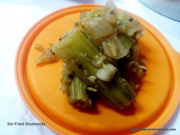 Stir fried Drumsticks Drumsticks stir fry