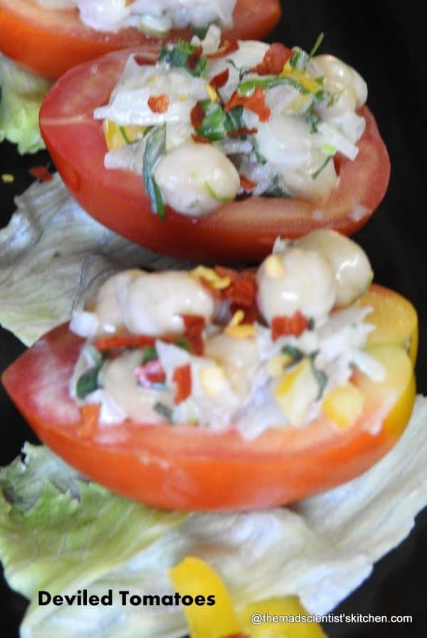 devilled Tomatoes Devilled tomatoes,