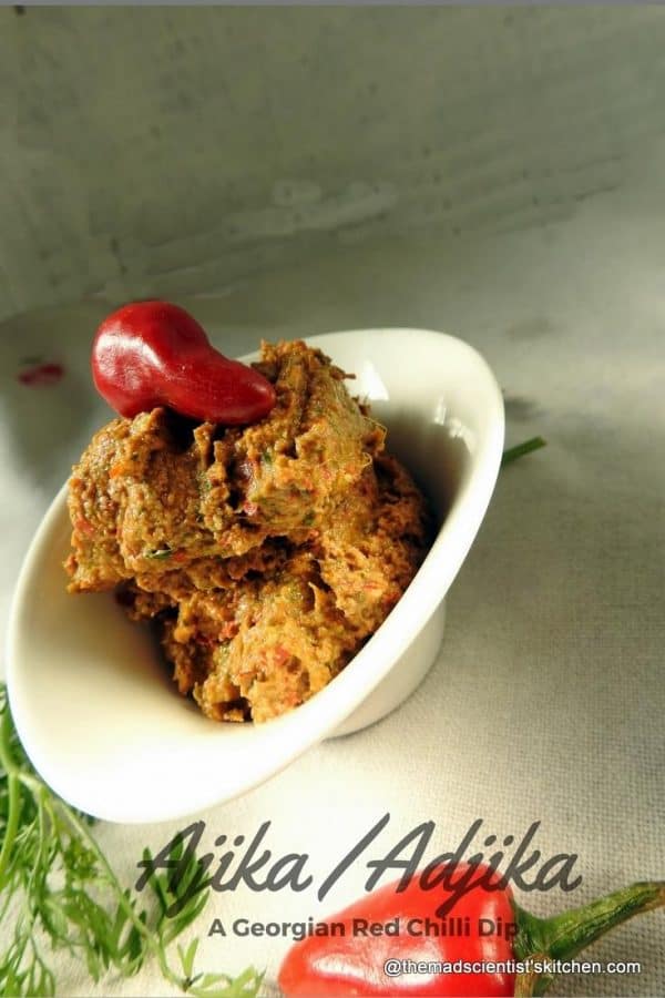 Ajika, a Georgian Red Chilli Dip Adjika