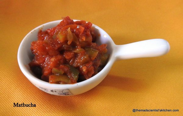 Matbucha Cooked salad,