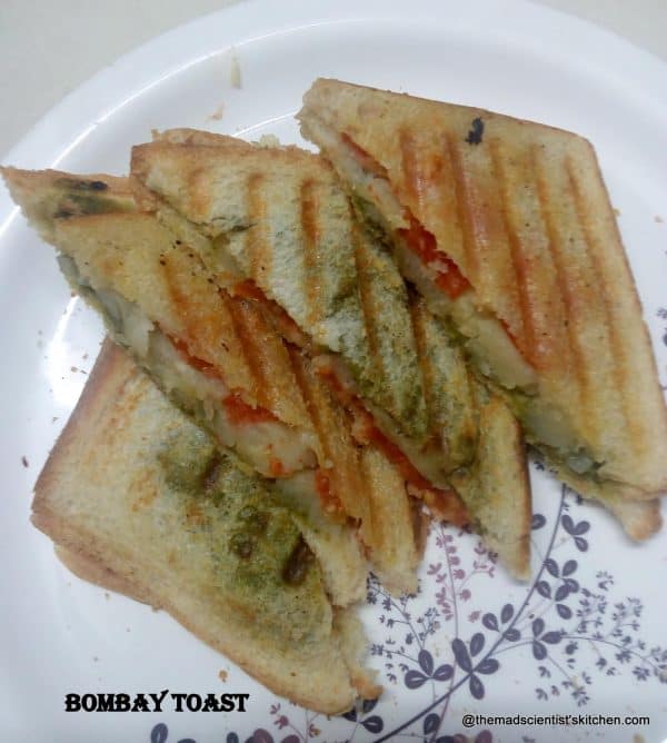 Bombay Toast Street food Mumbai, Mumbai Sandwich