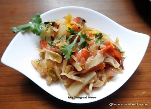 Spicy Cabbage and Potatoes 3 Spicy Cabbage and Potatoes, Latin American Cuisine, Bolivian Cuisine