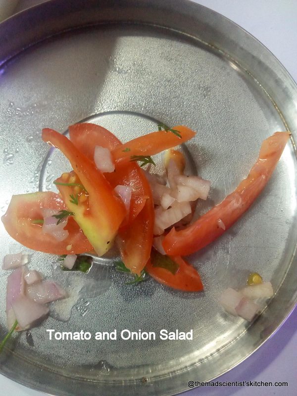 Tomato and Onion Salad Chilean Salad Recipe, Simple Kanda tomato