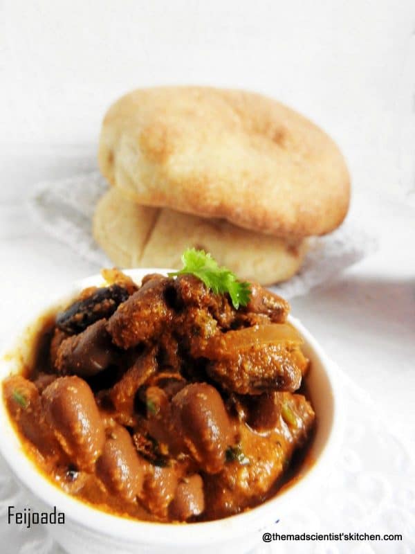 Feijoada #Vegetarian #Stew with #cow chick peas and soya chunks
