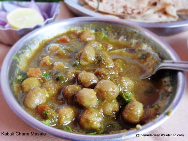 Kabuli Chana Masala Chick pea Gravy from the Indian subcontinent,Chole Masala, Punjabi Cholay ,Kabuli Chana Masala