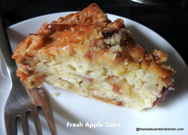 Slice of Fresh Apple Cake Fresh Apple Cake