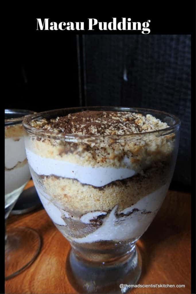 sawdust pudding, Macau Pudding