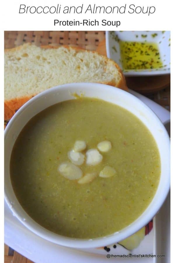 Broccoli and Almond Soup Healthy Broccoli and Almond Soup