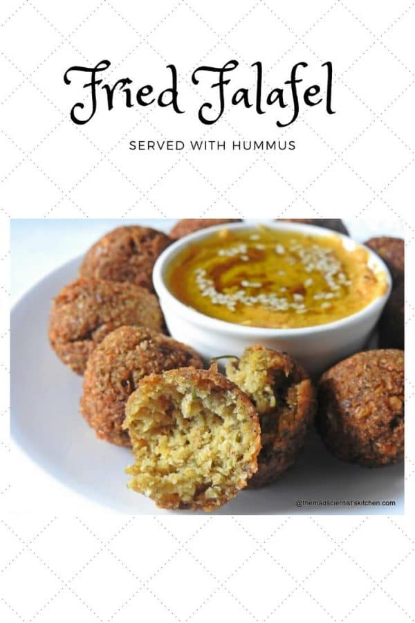 Fried Falafel Fried Falafel with Hummus