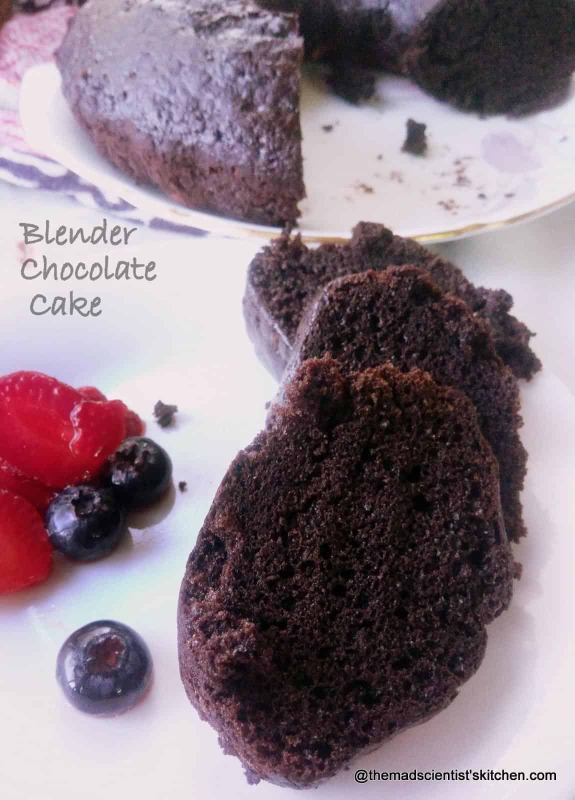 Blender Chocolate Cake~ Egg less and Soft