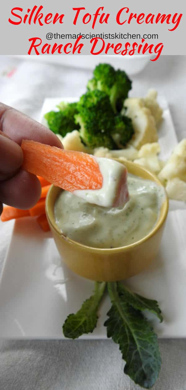 Silken Tofu Creamy Ranch Dressing Silken Tofu Creamy Ranch Dressing