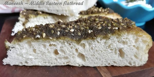 Maneesh – Middle Eastern flatbread Yeast,Flatbreads, Middle East, Za'ataar topped bread