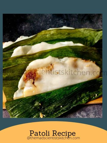 Patoli, Patoleo or Patolyo is a delicacy I was introduced to in Goa.