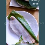 Patoli, Patoleo or Patolyo the festive dumplings are made by steaming rice flour, coconut and jaggery in turmeric leaves.