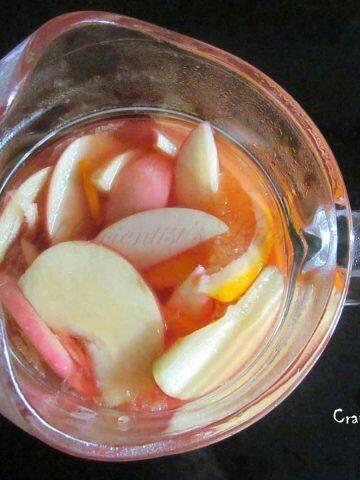 Cranberry Sangria~A mocktail
