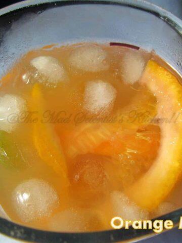 Orange Mist,a mocktail