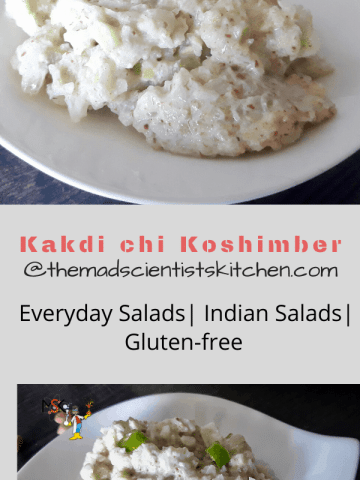 Kakdi chi Koshimbir in Curds