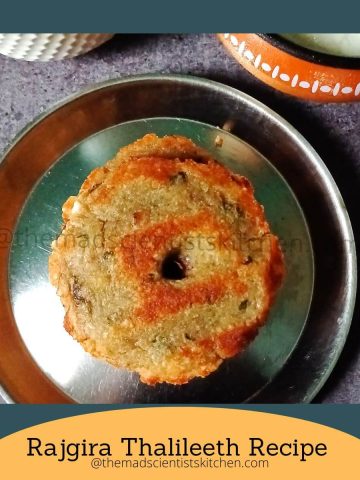 A gluten-free flatbread, Rajgira Thalipeeth, is perfect for your next fasting day or vrat