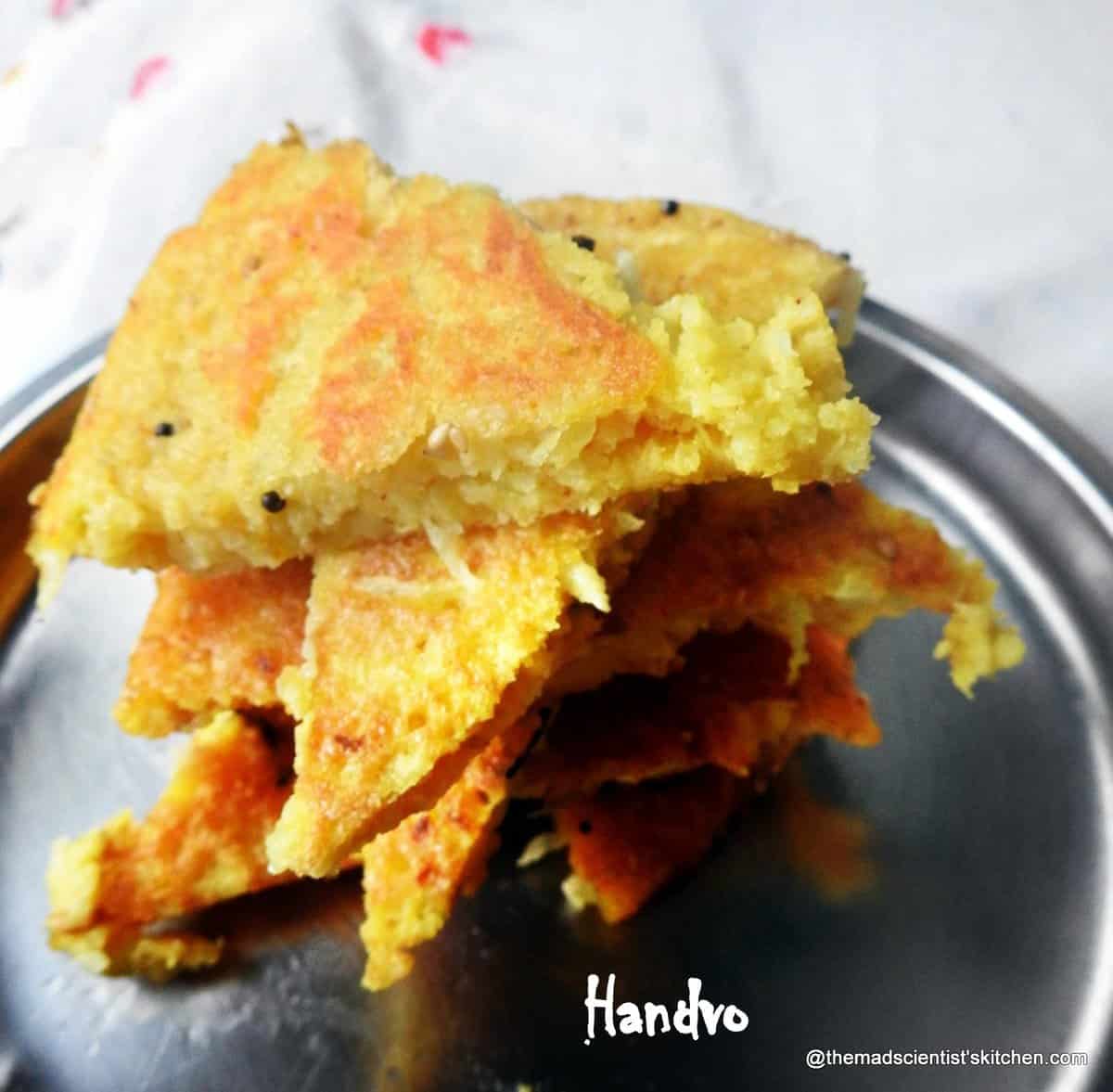 Handava Vegetable Spiced Cake Handvo