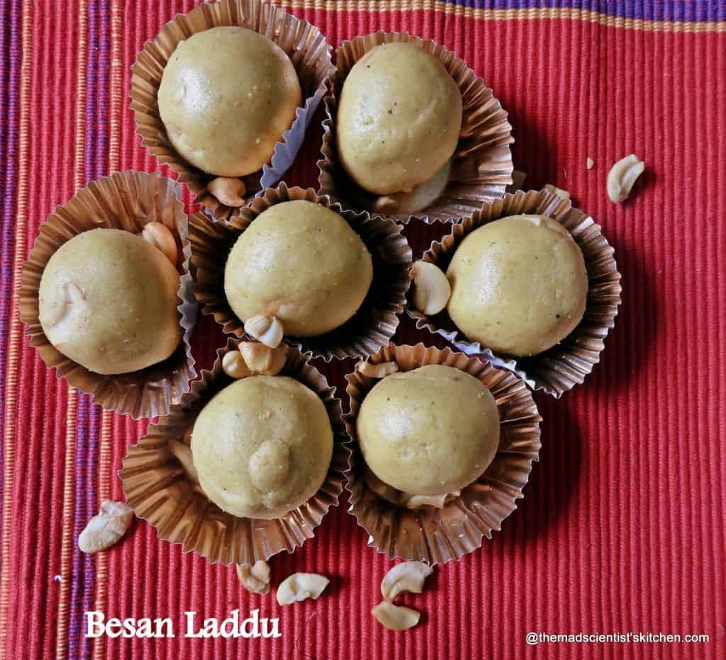 Besan, unde, Laddu,