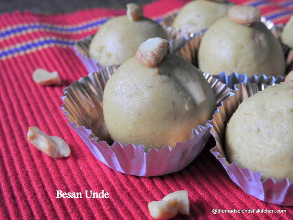 Besan, unde, Ladoo oondi,laddu