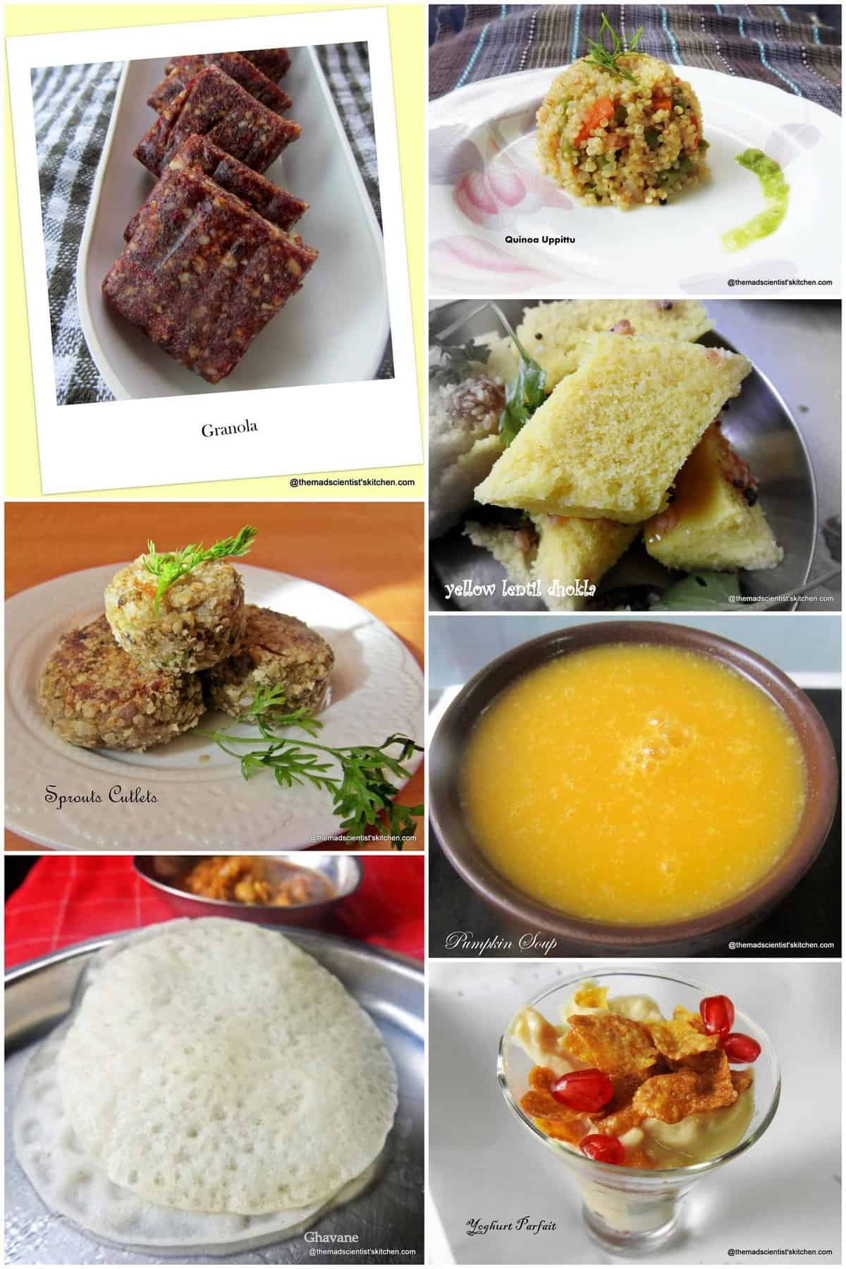 Round up of #Cooking Carnival Simple and Healthy Vegetarian Diet in Old Age