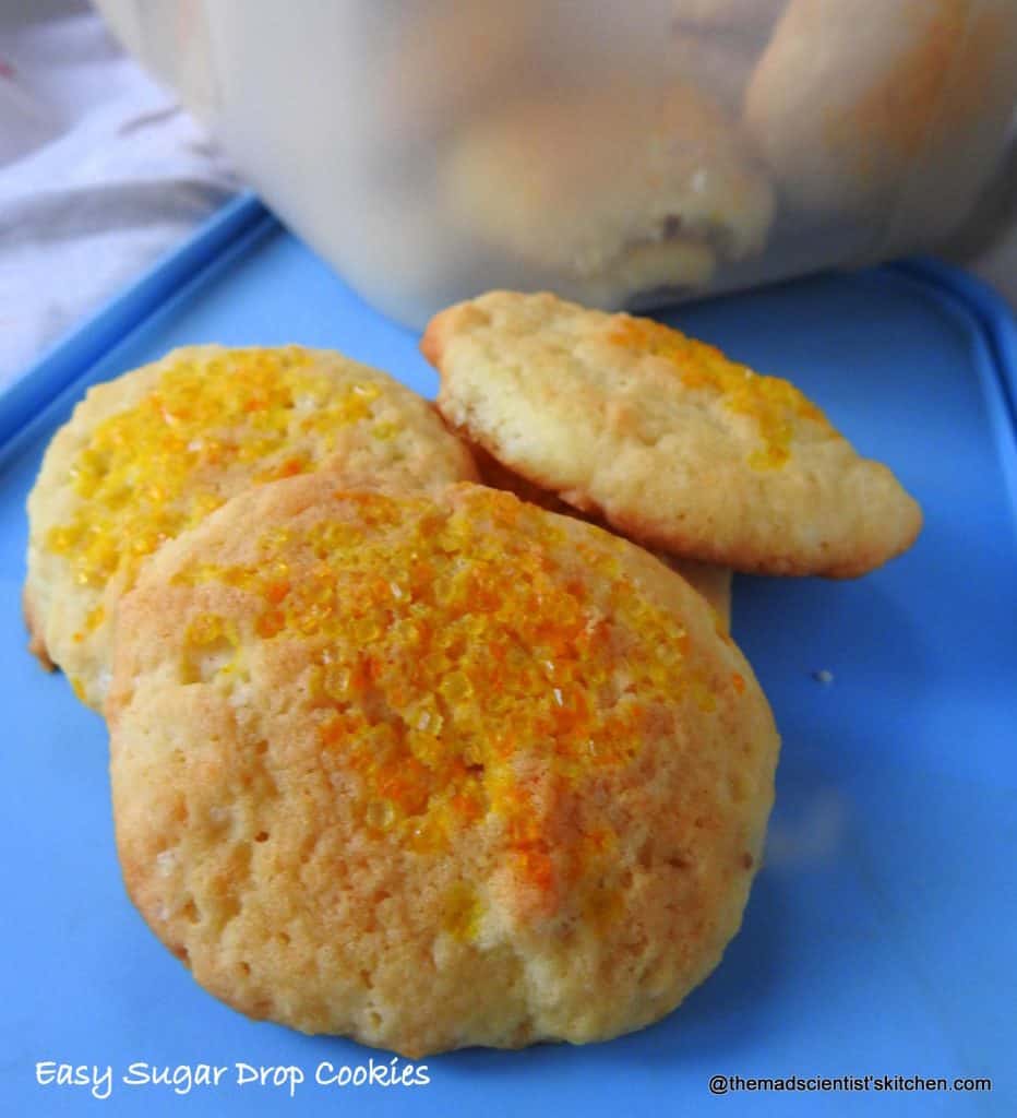 Easy Sugar Drop Cookies - The Mad Scientists Kitchen