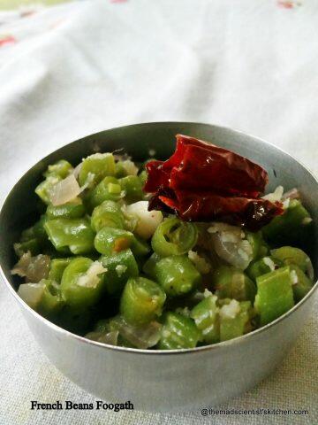 French Beans Foogath Recipe