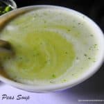 Protein rich Fresh Peas Soup