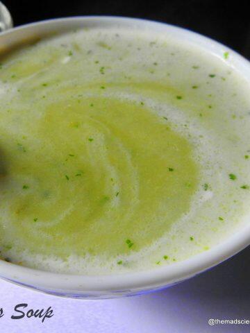 Protein rich Fresh Peas Soup