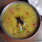 Dal made with garlic flavour