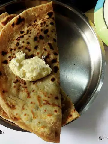 Protein rich Paratha with cottage cheese