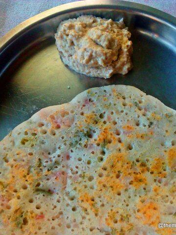 Uthapam also called Uttapam or ooththappam or Uthappa