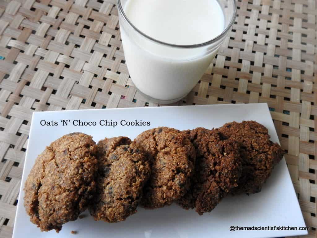 Oats ‘N’ Choco Chip Cookies