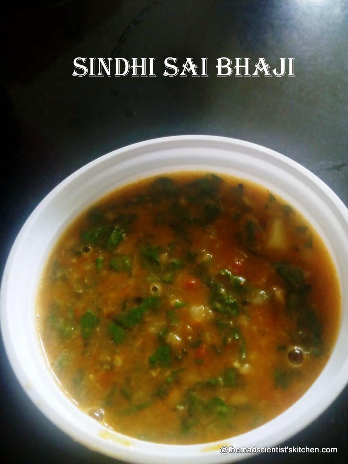 Sai Bhaji|Sindhi Sai Bhaji|Green Leafy Vegetables with Dal