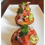 Sweet Potato Bruschetta, Bite-Sized Appetizers