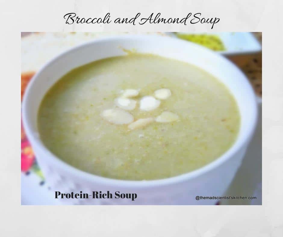 Healthy Broccoli and Almond Soup