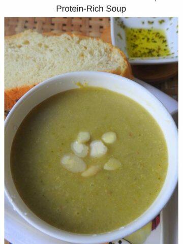 Healthy Broccoli and Almond Soup