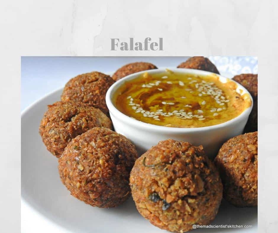 Fried Falafel with Hummus