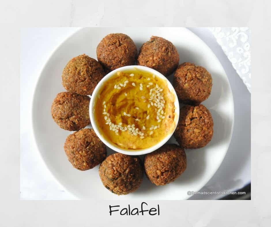 Fried Falafel with Hummus