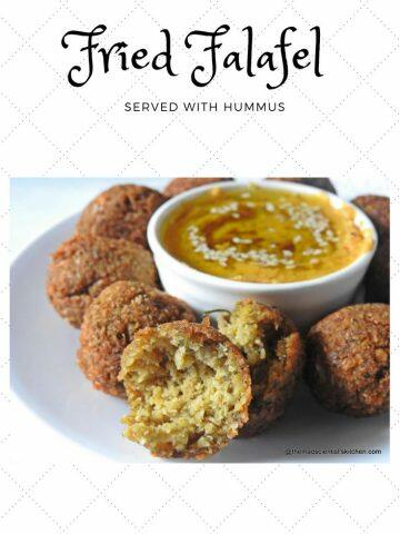 Fried Falafel with Hummus