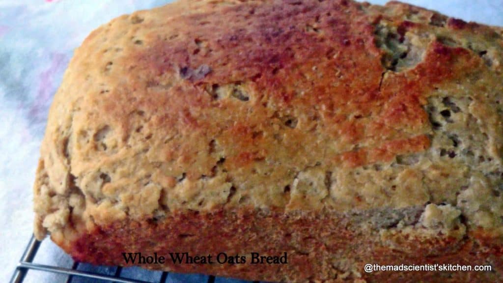 Whole Wheat Oats Bread