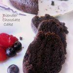 Eggless, moist and easy Blender Chocolate Cake