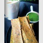 Freshly Baked Methi Crackers,Baked Methi Mathri,#Bread-Bakers